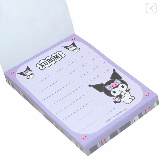 Japan Sanrio Mini Notepad - Kuromi / Various - 2