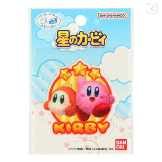 Japan Kirby Embroidery Iron-on Applique Patch - Kirby & Waddle Dee / Star - 1