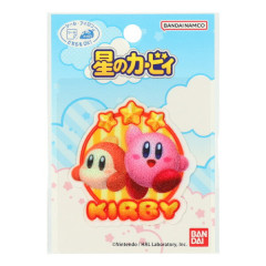 Japan Kirby Embroidery Iron-on Applique Patch - Kirby & Waddle Dee / Star
