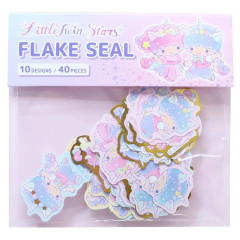 Japan Sanrio Die-cut Flake Seal Sticker Pack - Little Twin Stars