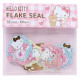 Japan Sanrio Die-cut Flake Seal Sticker Pack - Hello Kitty