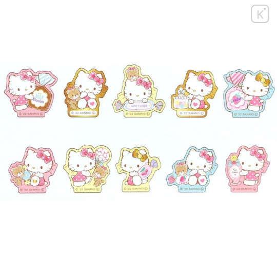 Japan Sanrio Die-cut Flake Seal Sticker Pack - Hello Kitty - 2