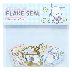 Japan Sanrio Die-cut Flake Seal Sticker Pack - Pochacco