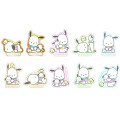 Japan Sanrio Die-cut Flake Seal Sticker Pack - Pochacco - 2