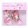 Japan Sanrio Die-cut Flake Seal Sticker Pack - My Melody - 1