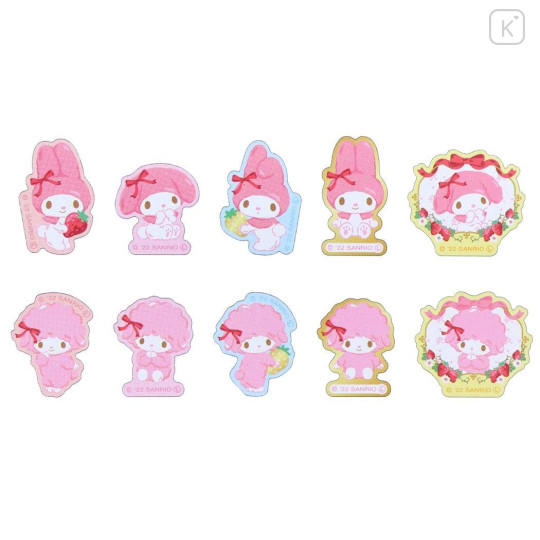 Japan Sanrio Die-cut Flake Seal Sticker Pack - My Melody - 2