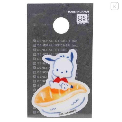 Japan Sanrio Vinyl Sticker - Pochacco / Sushi - 1