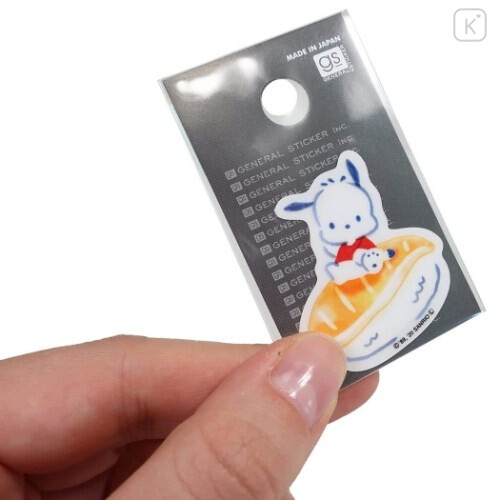 Japan Sanrio Vinyl Sticker - Pochacco / Sushi - 2