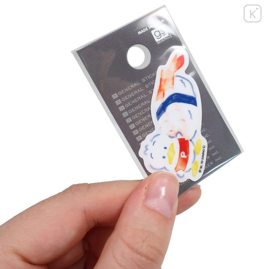 Japan Sanrio Vinyl Sticker - Ahiru no Pekkle / Sushi - 2