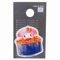 Japan Sanrio Vinyl Sticker - My Melody / Sushi Salmon Egg