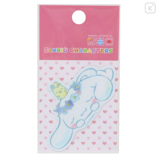 Japan Sanrio Vinyl Sticker - Cinnamoroll / Nap - 1