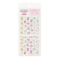 Japan Sanrio Clear Sticker - Mix / Expressions - 1