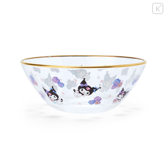 Japan Sanrio Original Glass Bowl - Kuromi - 1