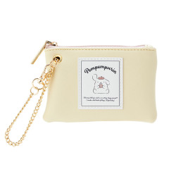 Japan Sanrio Key & Card Pouch with Reel - Pompompurin