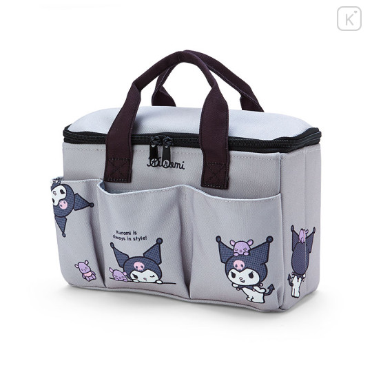 Japan Sanrio Original Lid Carry Box (M) - Kuromi - 1