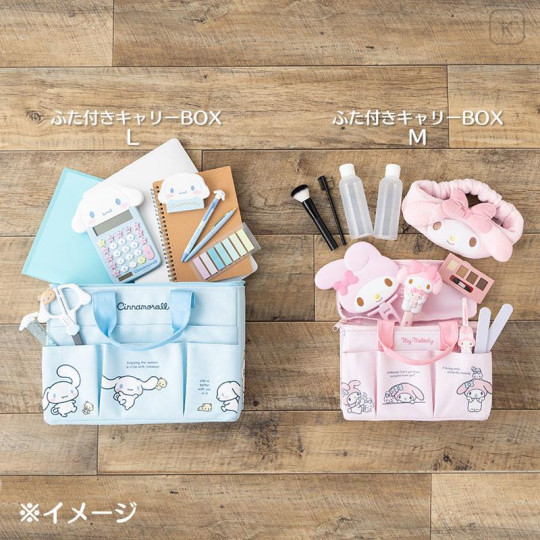 Japan Sanrio Original Lid Carry Box (M) - Sanrio Characters - 7