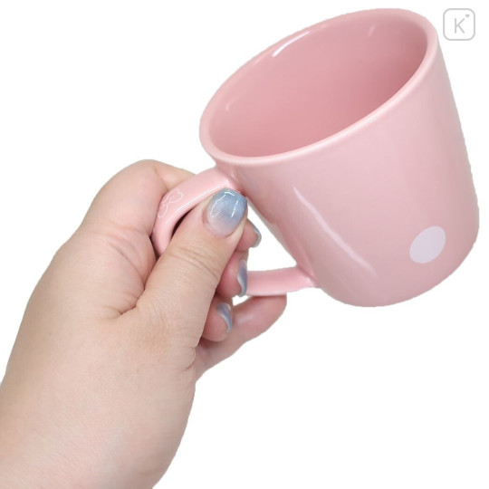 Japan Sanrio Ceramic Mug - My Melody / Light Pink - 2