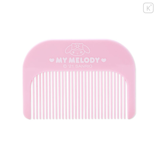 Japan Sanrio Original Face Mirror & Comb Set - My Melody - 3