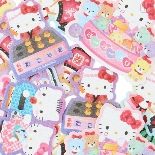 Japan Sanrio Original Summer Lantern Sticker - Hello Kitty - 3