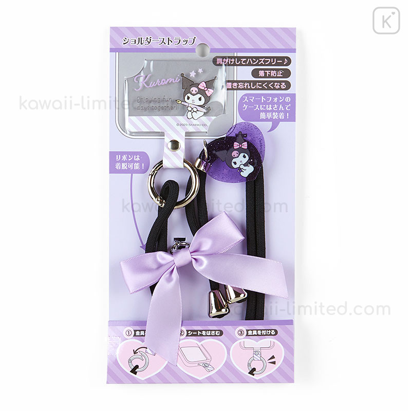 Japan Sanrio Original Shoulder Strap - Kuromi | Kawaii Limited