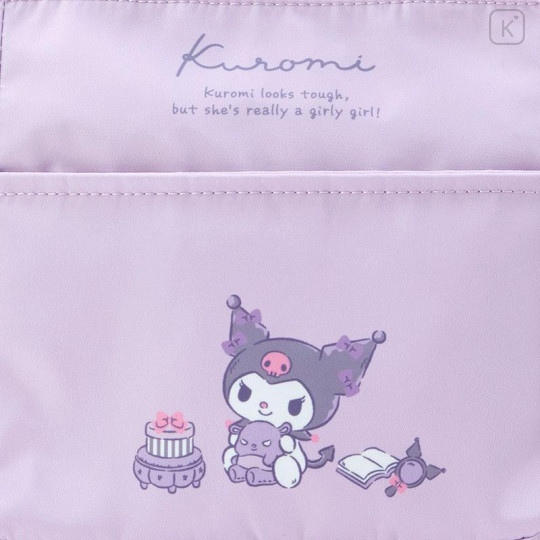 Japan Sanrio Original Insulated Cooler Bag - Kuromi - 4