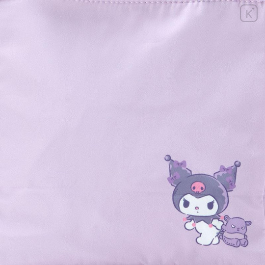 Japan Sanrio Original Insulated Cooler Bag - Kuromi - 5