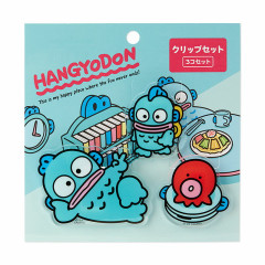 Japan Sanrio Original Character-shaped Clip Set - Hangyodon / Gyodon Room