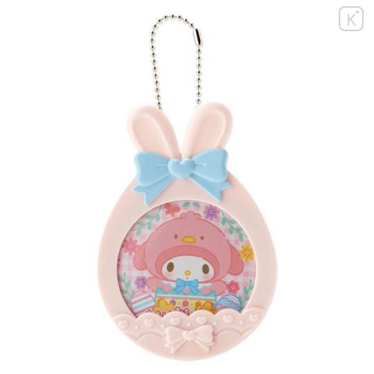 Japan Sanrio Original Button Badge & Stand Charm - My Melody / Easter - 1