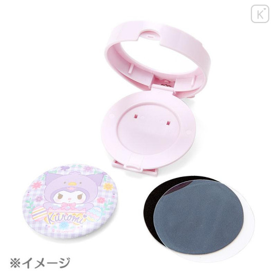 Japan Sanrio Original Button Badge & Stand Charm - Pochacco / Easter - 7