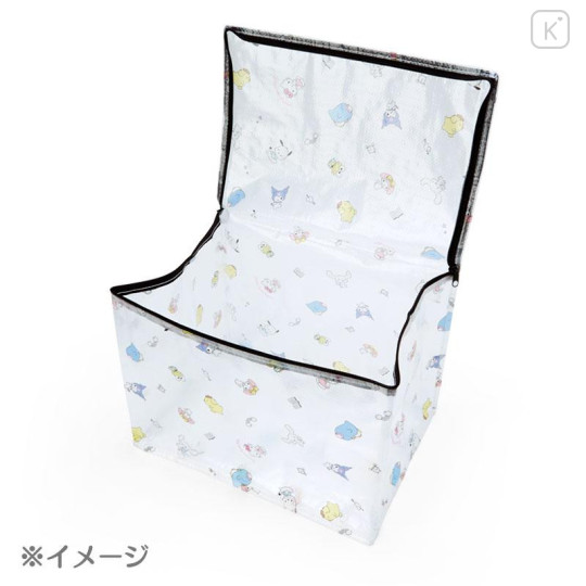 Japan Sanrio Original Foldable Zipper Storage Case (M) - Hello Kitty - 4