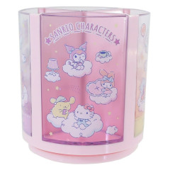 Japan Sanrio Rotating Pen Stand - Mix Characters / Sky