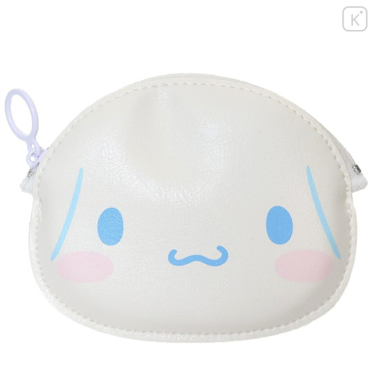 Japan Sanrio Face Coin Purse - Cinnamoroll / Smile - 1