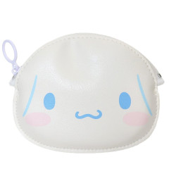 Japan Sanrio Face Coin Purse - Cinnamoroll / Smile