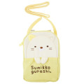 Japan San-X Pocket Shoulder Bag - Sumikko Gurashi / Hyokkori Cat - 1