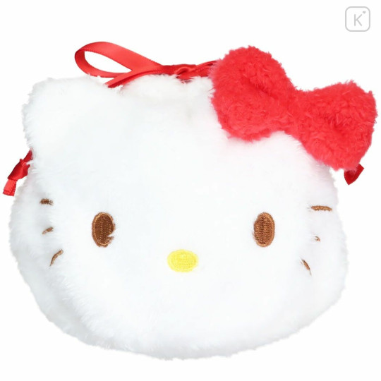 Japan Sanrio Drawstring Pouch - Hello Kitty / Kinchaku - 1