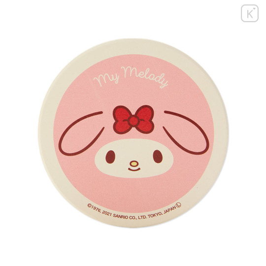 Japan Sanrio Water-absorbing Coaster - My Melody / Face - 1