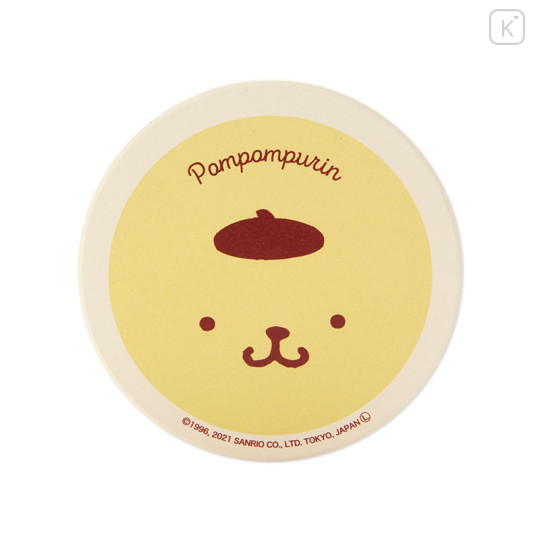 Japan Sanrio Water-absorbing Coaster - Pompompurin / Face - 1