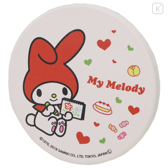 Japan Sanrio Water-absorbing Coaster - My Melody / White - 1