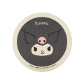 Japan Sanrio Water-absorbing Coaster - Kuromi / Face - 1