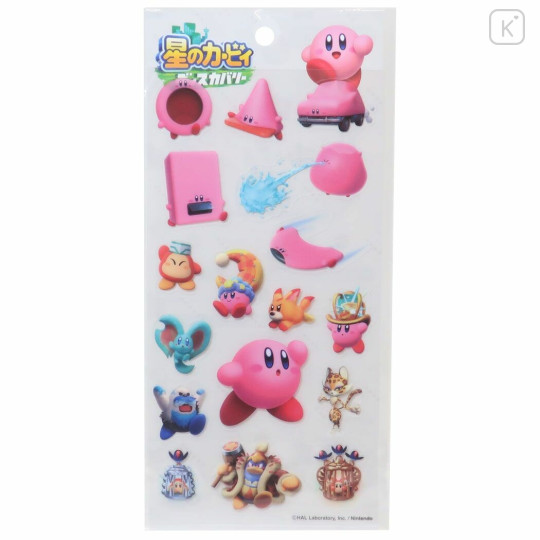 Japan Kirby Clear Sticker - Dream Land Discovery A - 1