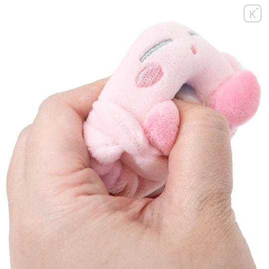 Japan Kirby Mascot Fluffy Scrunchie Armrest - Good Night - 2