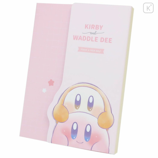 Japan Kirby A6 Notepad - Kirby & Waddle Dee - 1
