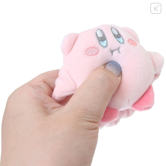 Japan Kirby Mascot Fluffy Scrunchie - Hovering - 2