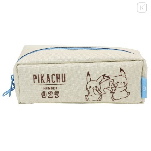 Japan Pokemon Pacotray Pen Pouch - Pikachu / Ivory - 1