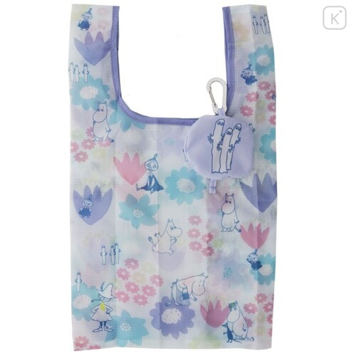 Japan Moomin Tetemo Eco Shopping Bag - Friends - 1