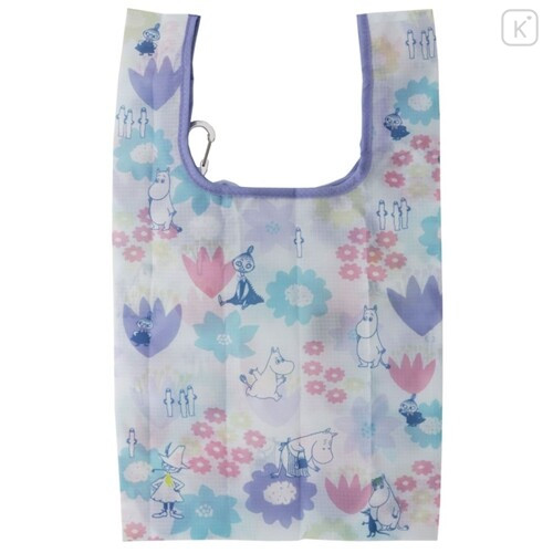 Japan Moomin Tetemo Eco Shopping Bag - Friends - 3