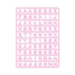 Japan Sanrio Original Custom Alphabet Parts - Pink / Maipachirun
