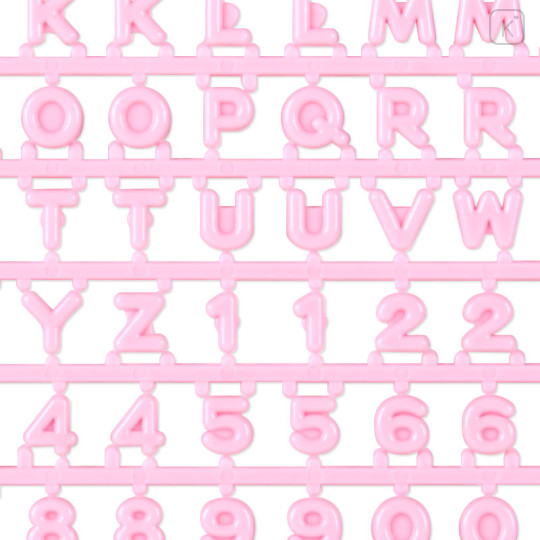 Japan Sanrio Original Custom Alphabet Parts - Pink / Maipachirun - 2