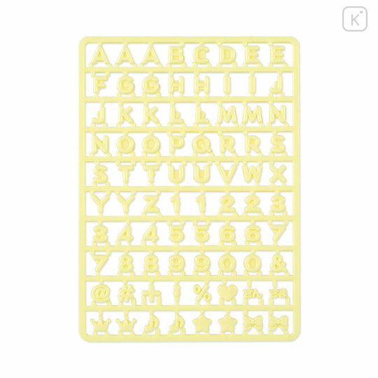 Japan Sanrio Original Custom Alphabet Parts - Yellow / Maipachirun - 1