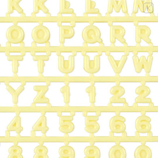 Japan Sanrio Original Custom Alphabet Parts - Yellow / Maipachirun - 2